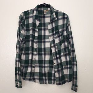 Plaid green shirt